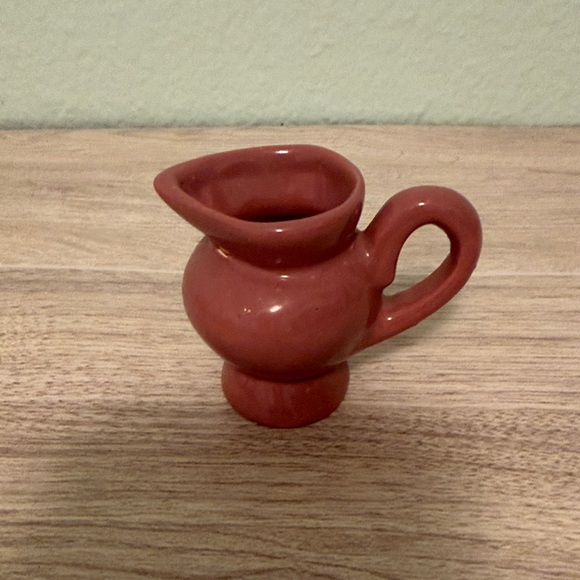 Mini Pink Ceramic Pitcher - Picture 2 of 8